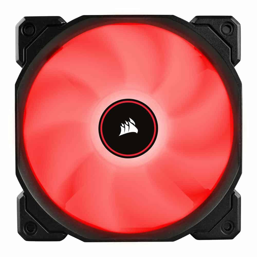 (image for) Corsair AF120 120mm Red LED Low Noise Cooling Fan